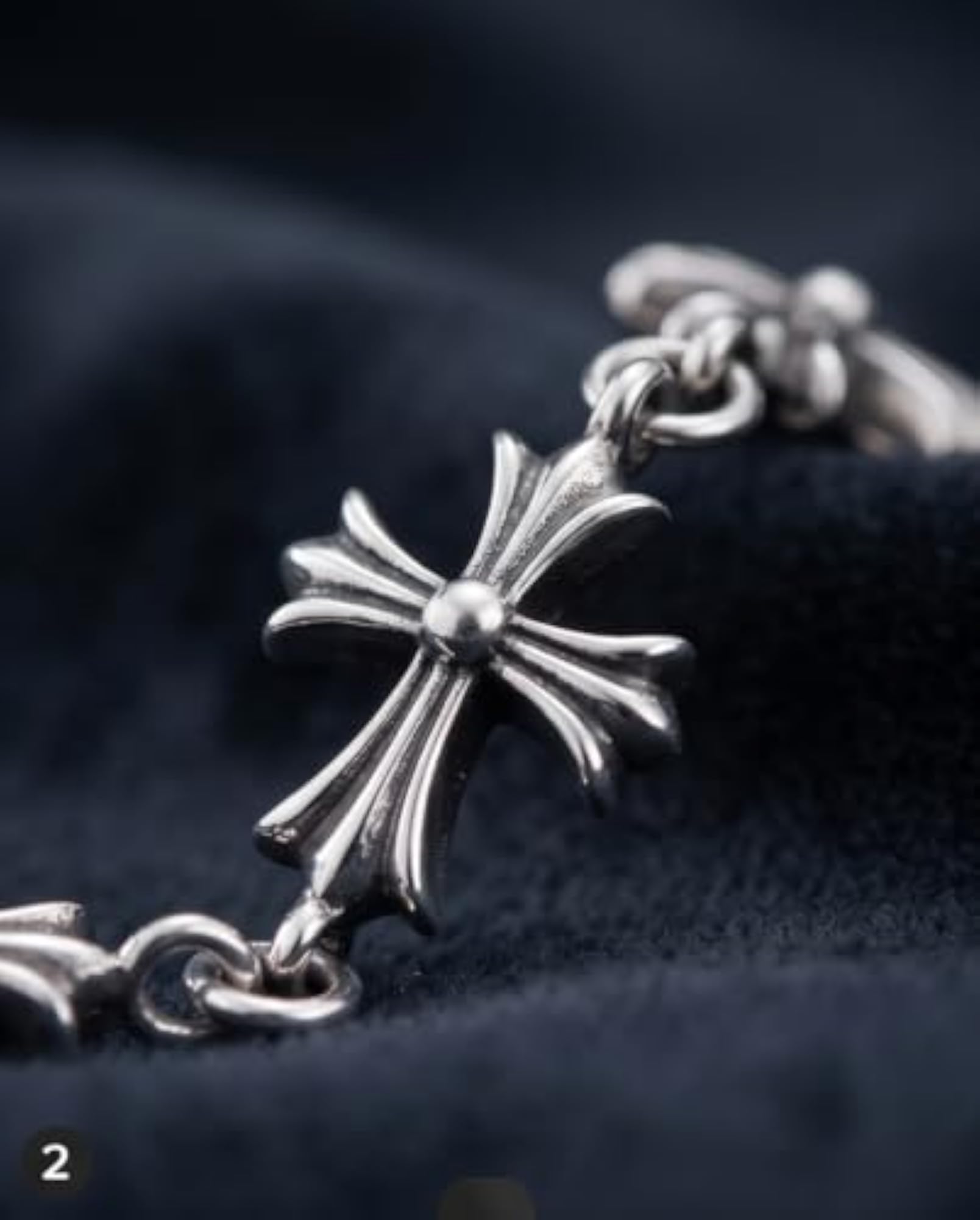 Men's Stainless Steel Cross Chain Bracelet, Everyday Wear